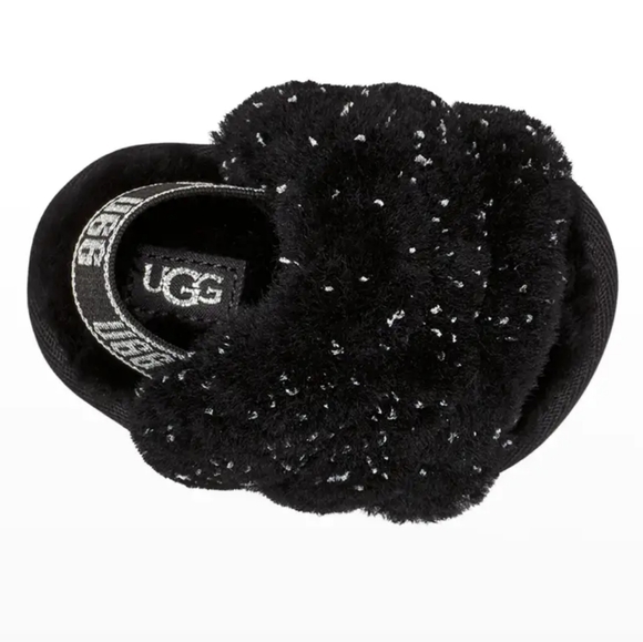 UGG Fluff Yeah Metallic Sparkle Slide - Picture 4 of 5